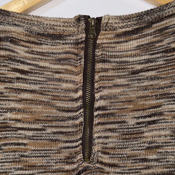 MAX Metallic Striped Knit Sweater - women’s Size 8 - Picture 6 of 8